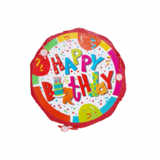 Pinata rotunda Happy Birthday