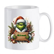Cana Personalizata cu Grinch - Atitudine de Craciun 