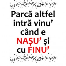 Nașu’ și Finu’ - Foaie DTF Personalizata