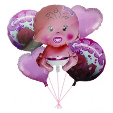 Set 5 baloane folie- Girl
