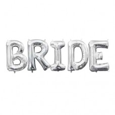 Baloane litere Bride- Silver