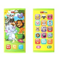 Telefon Interactiv cu Butoane Touchscreen si Sunete de Animale