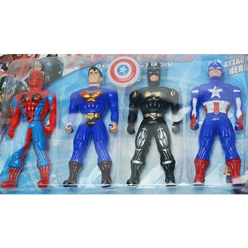 Set 4 figurine avengers