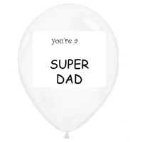Balon Personalizat You are a SUPER DAD 26 cm Balon Personalizat You are a SUPER DAD 26 cm