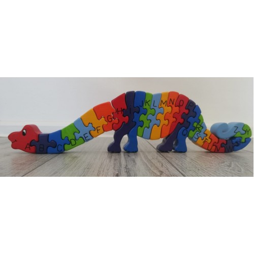 Set puzzle 26 de piese, Dino Alfabet