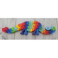 Set puzzle 26 de piese, Dino Alfabet