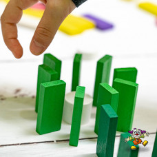 Domino din lemn 100 piese