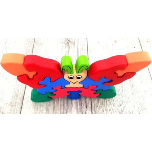 Set puzzle 11 piese, Fluture