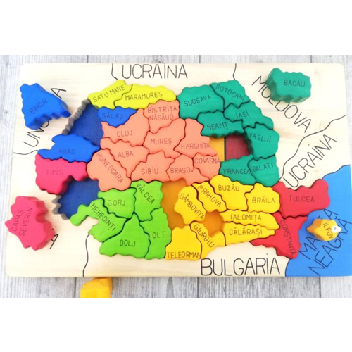 Harta Romaniei Puzzle