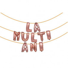 Set baloane: La multi ani! Culoare - Rose Gold