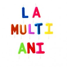 Set lumanari tort La multi Ani