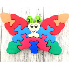 Set puzzle 11 piese, Fluture