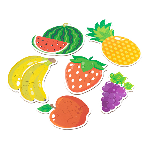 Puzzle din lemn - Fructe