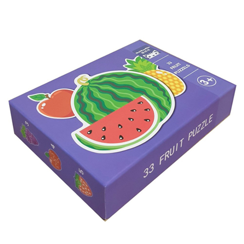 Puzzle din lemn - Fructe