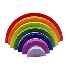 Curcubeu din lemn 7 piese