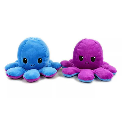 Caracatita de plus reversibila Albastru/Mov