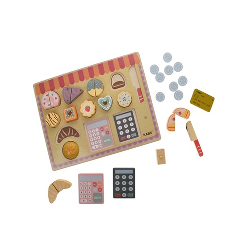 Mini patiserie din lemn -18 piese