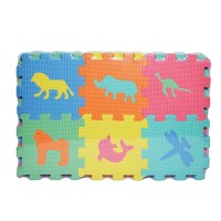Covor puzzle termic cu Animale