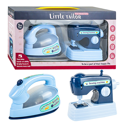 Fier de calcat si masina de cusut pentru copii
