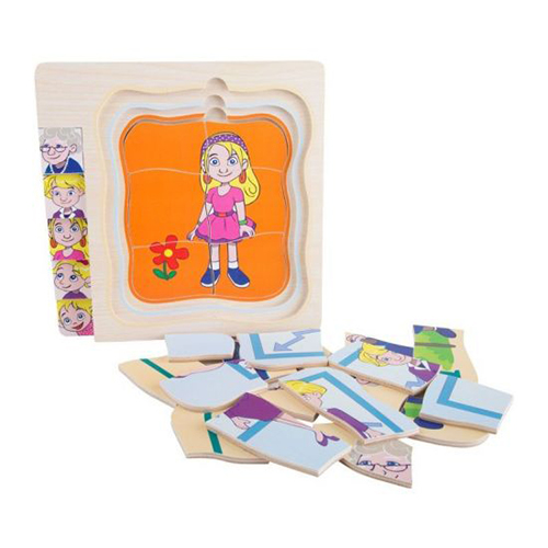 Puzzle Suprapus Varstele Omului - Bunica