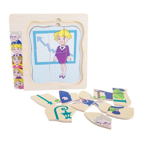 Puzzle Suprapus Varstele Omului - Bunica