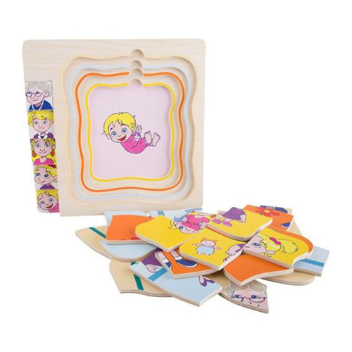 Puzzle Suprapus Varstele Omului - Bunica