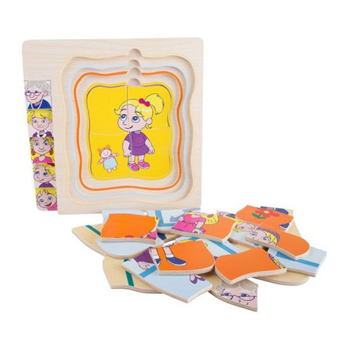 Puzzle Suprapus Varstele Omului - Bunica