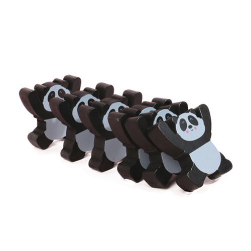 Joc de echilibru din lemn 12 Ursi Panda