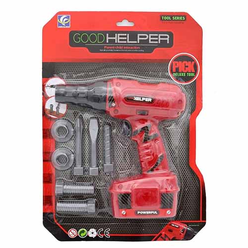 Bormasina electrica pentru copii cu accesorii Bormasina electrica pentru copii cu accesorii