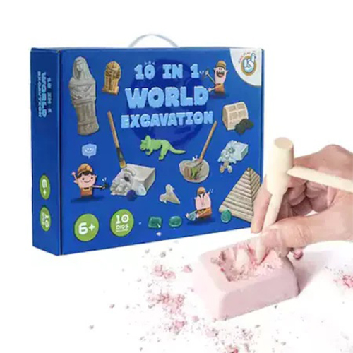 Joc educativ de arheologie descopera obiectele 10 in 1