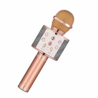 Microfon cu Bluetooth si boxa ROSE GOLD