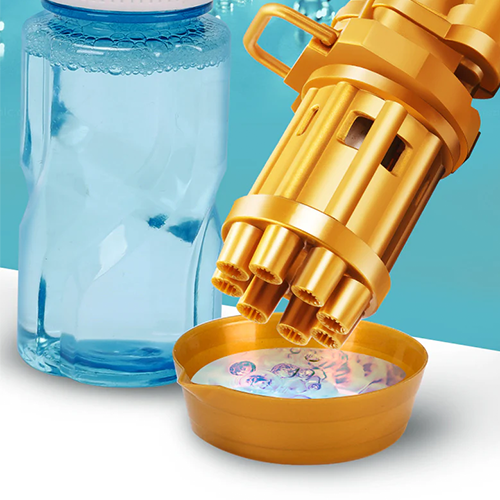 Pistol pentru baloane de sapun galben