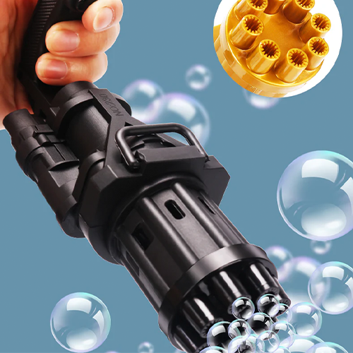 Pistol pentru baloane de sapun negru