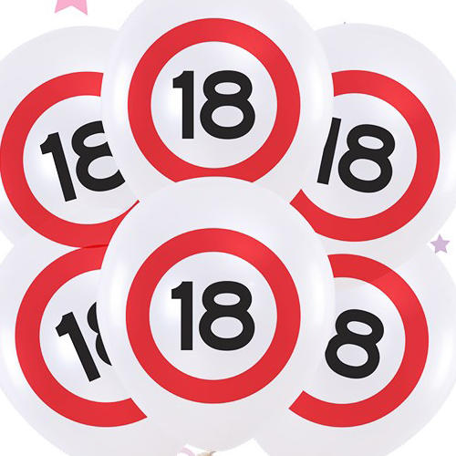Set 6 baloane interzis 18 ani