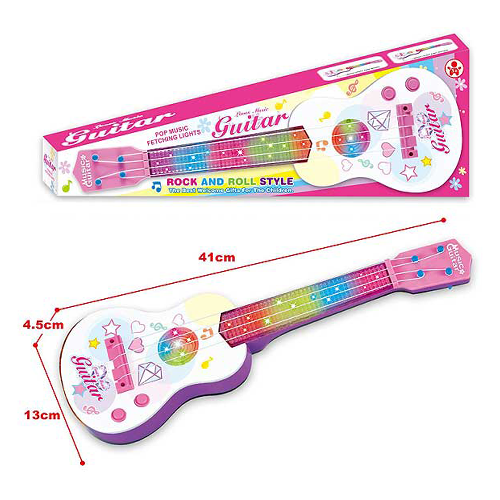 Chitara roz pentru copii 
