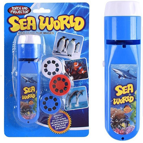 Proiector lanterna cu 3 discuri Animale Marine